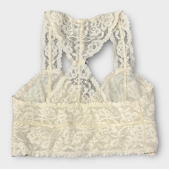 FREE PEOPLE GALOON LACE RACERBACK BRALETTE Size XS - Picture 3 of 6